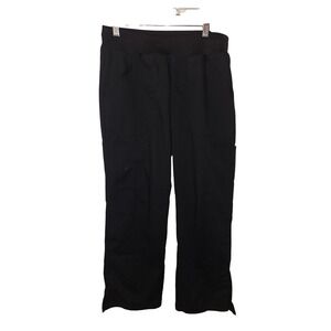 Cherokee Authentic Workwear Black Cargo Scrub Pants Women Size S‎